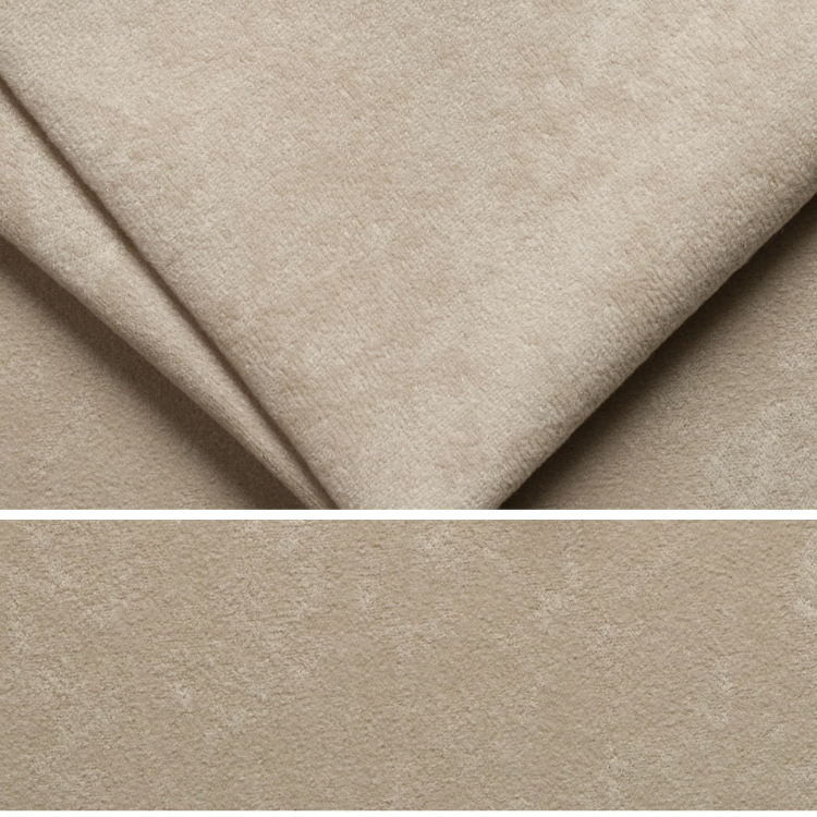 Tissu microfibre Alova 01 beige 0,5 m linéaire — photo 3