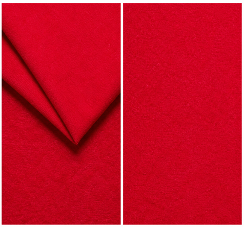 Tissu microfibre Alova 13 rouge 0,5 m linéaire — photo 2