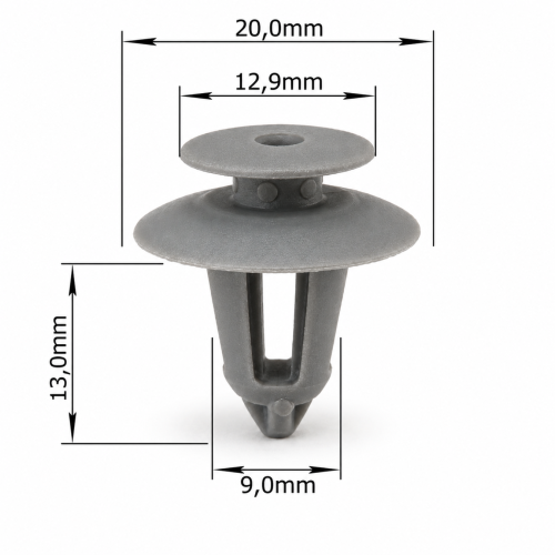 Clip de fixation pour habillage automobile Škoda Ø 9 mm — photo 2