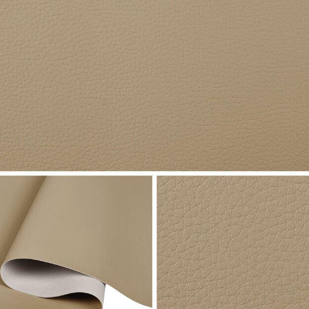 Similicuir automobile Kanyon – beige 0,5 m linéaire — photo 3
