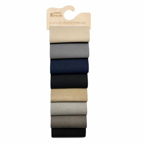 Nuancier en cascade pour tissus automobiles T189 et T129 – palette complète de couleurs