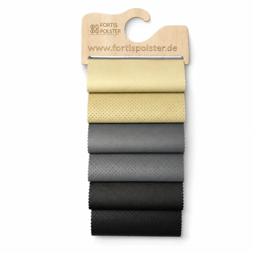 Nuancier en cascade Similicuir Nokturn T130/T131 – collection complète de couleurs de la collection de similicuirs