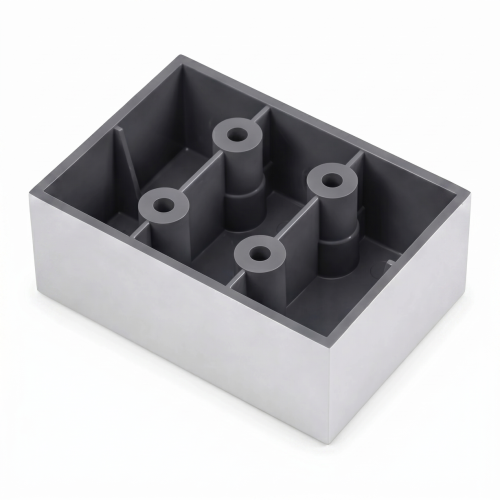 Pied de meuble M112 – argent brillant