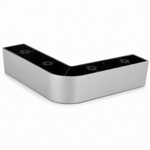 Pied de meuble M123 025 SA – argent mat — photo 2