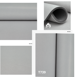 Tissu de pavillon automobile SAM739 – gris très clair, mousse ignifugée 8 mm