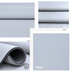 Tissu de pavillon automobile SAM741 – gris clair, mousse ignifugée 8 mm