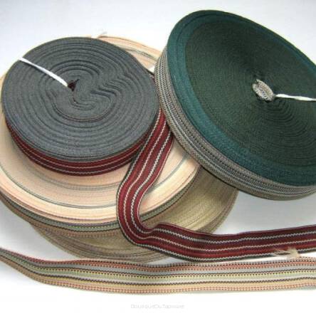 sangle tapissier en jute largeur 40 mm vendu en rouleau