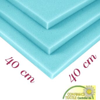 Mousse polyuréthane RG35/43 40/40/5cm 