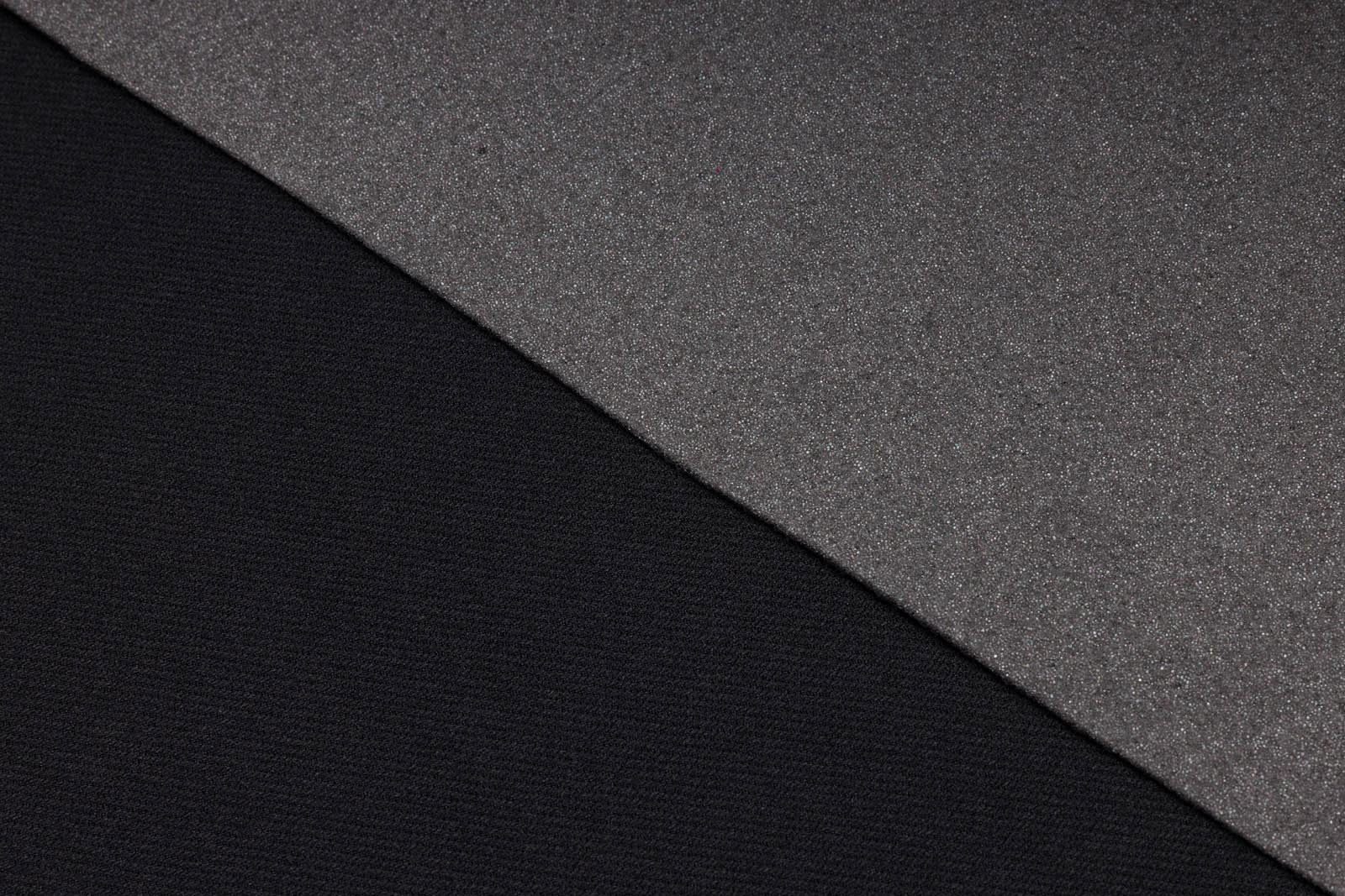 Tissu revêtement ciel de toit / habillage porte gris sur mousse T354N